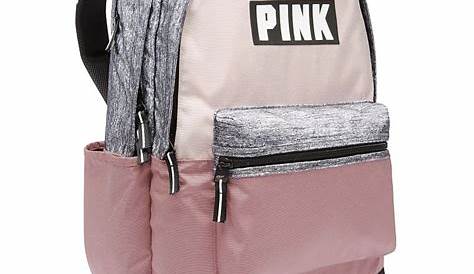 Victoria’s Secret Pink Campus Backpack - Marl / Grey - NWT Girly