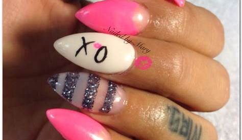 Pink Xo Nails Mauve XO Press On Valentine's Day Etsy