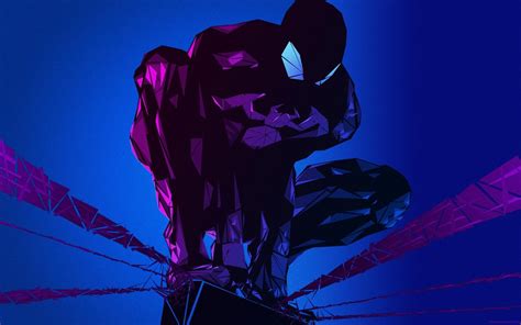 pink and blue spiderman