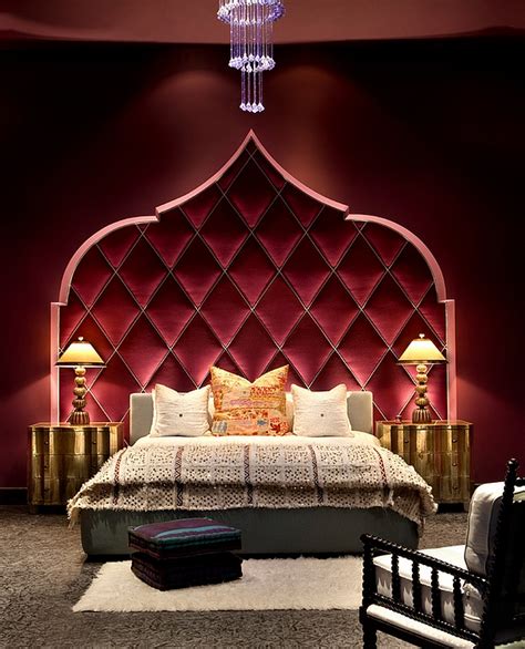 Pink and Moroccan Patterns Bedroom