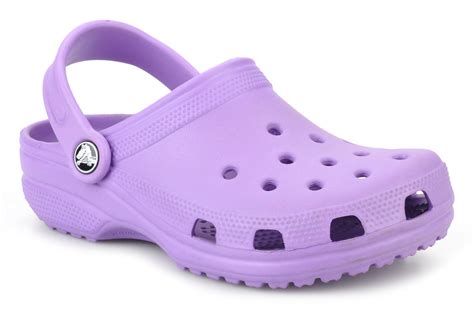 pink and purple crocs