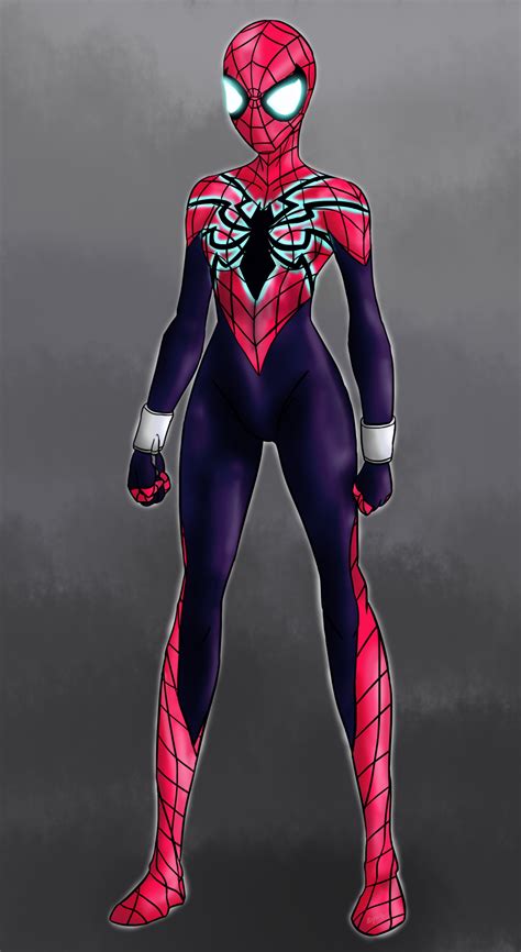 pink and white spider girl