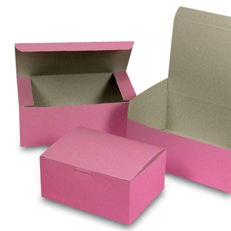 pink bakery boxes small