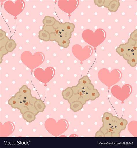Pink Bear Background