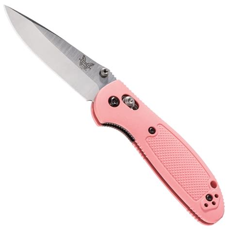 pink benchmade pocket knife