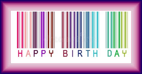 pink birthday barcode png