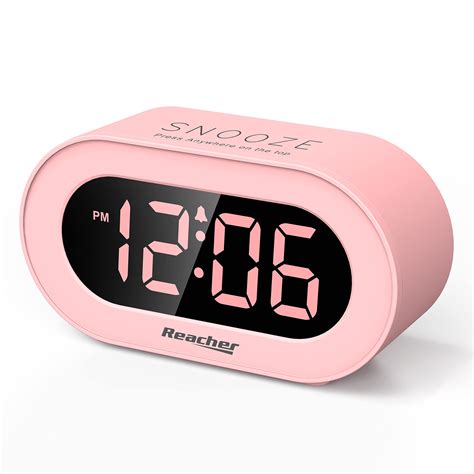 Pink Bluetooth Alarm Clock