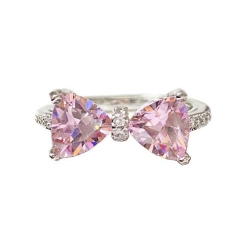 Pink Bow Ring Trend Alert Stunning Jewelry Choice for Stylish fashionistas