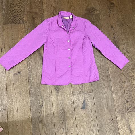 Pink Button Down Jacket