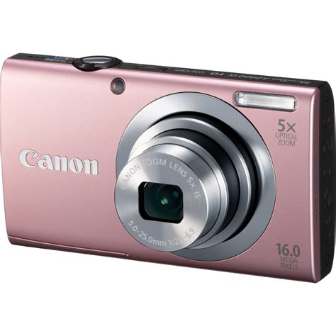 pink canon digital camera