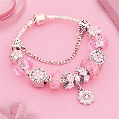 Pink Charms For Bracelets