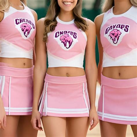 Pink Cheer Uniforms