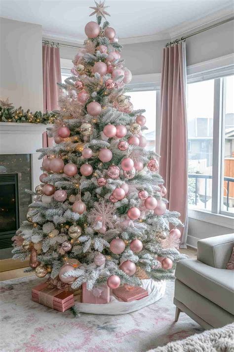 Pink Christmas Tree Lights