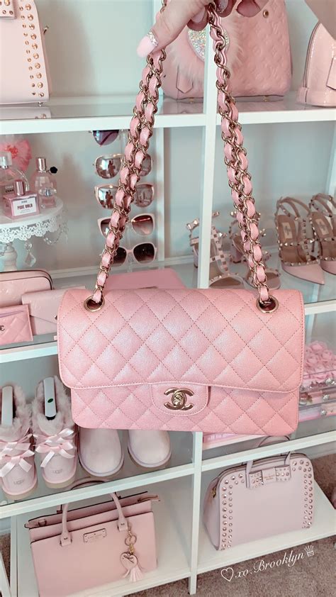 pink coco chanel handbags