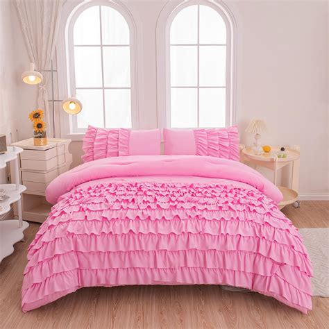 Pink Comforter Set Full Size