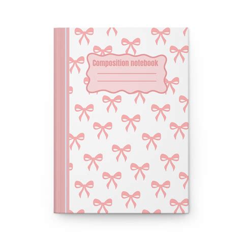 Pink Composition Notebook Cover