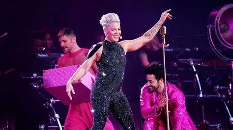 pink concert in london video