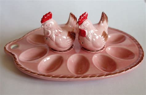 Pink Deviled Egg Plate