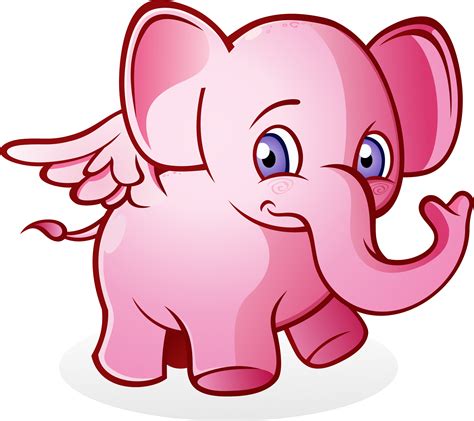 pink elephant images free
