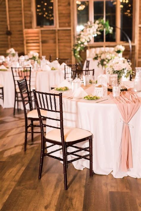 Pink Fall Wedding Table
