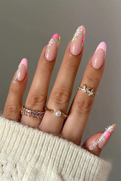 Perfect Pink Floral Nail Designs Revealed