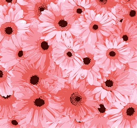 Stunning Pink Flowers Background: Add a Pop of Color to Your Desktop or Phone Screen