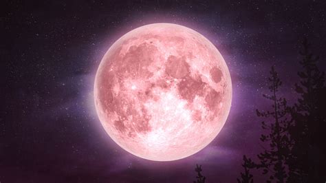 pink full moon images