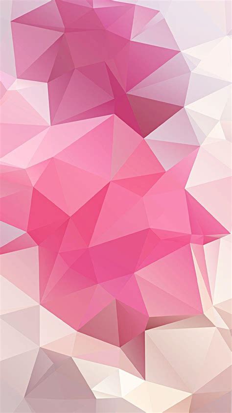 Pink Geometric Iphone Wallpaper