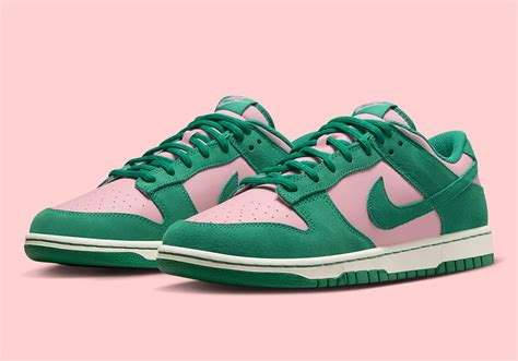 Pink and Green Dunks Style Versatility