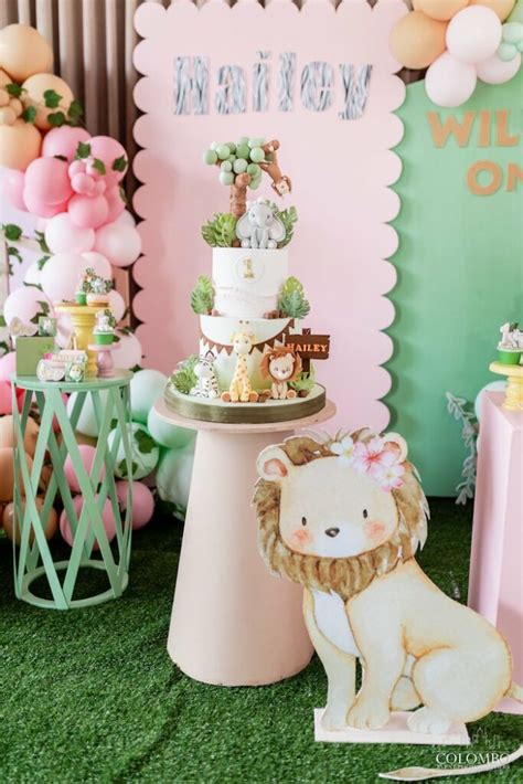 Pink Jungle Decorations