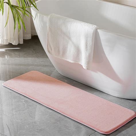 Pink Memory Foam Bath Mat
