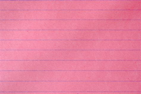 Pink Notebook Paper Background