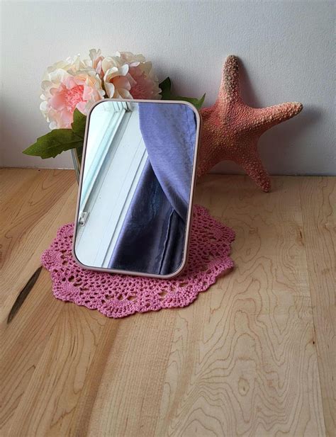 Pink Plastic Makeup Mirror