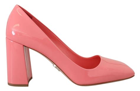Pink Pumps Block Heel