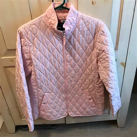 pink quilted jacket