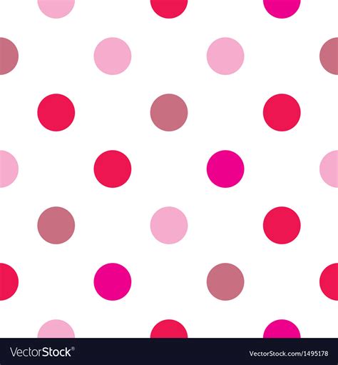 Pink Red Polka Dot Background