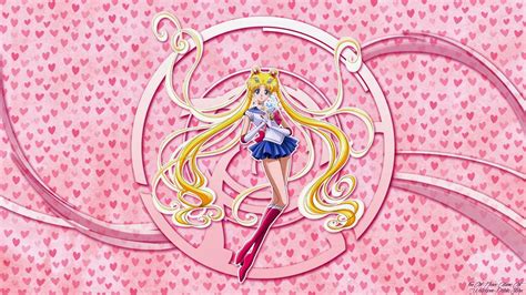 pink sailor moon laptop background