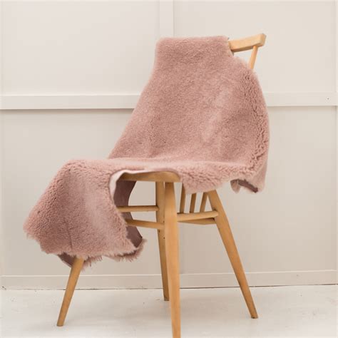 Pink Shearling Rug