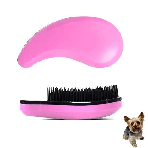Pink Soft Dog Brush