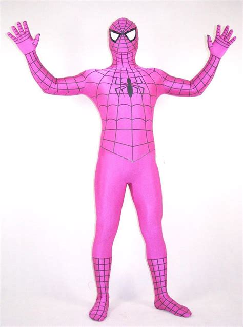 pink spiderman suit