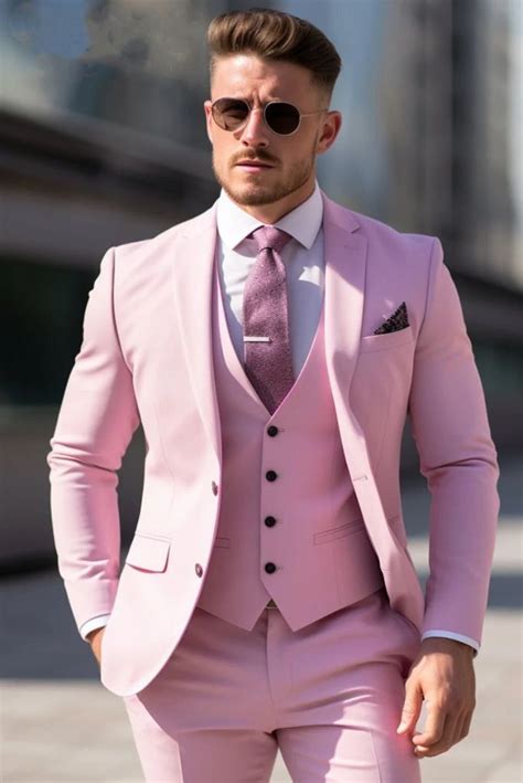 Unveiling Style: The Allure of Pink Suits for Men
