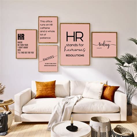 Pink Wall Decor Office