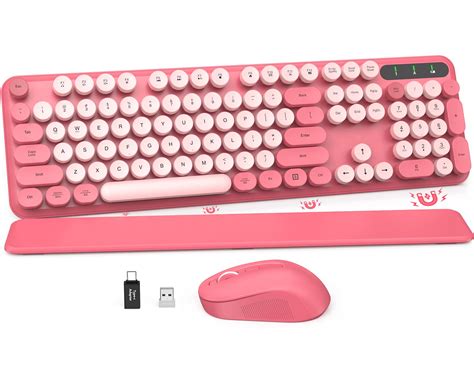 Pink Wireless Computer Keyboards