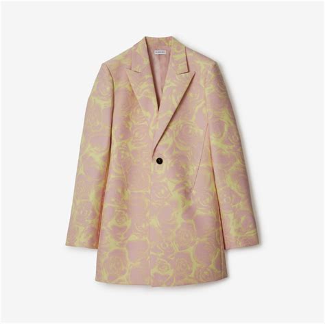 Pink Wool Tailored Jacket