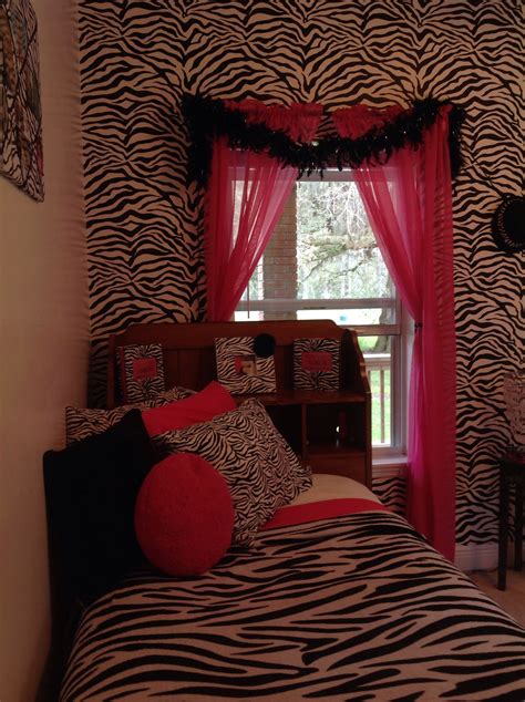 Pink Zebra Bedroom