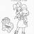 pinkie pie equestria girl coloring pages