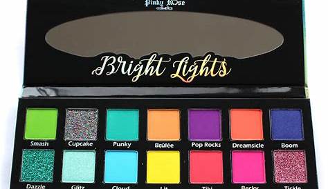 Pinky Rose Bright Lights Palette Swatches Review, & 5 Looks