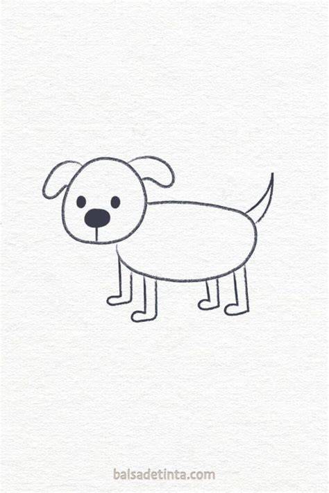 Dibujos de Perros para Colorear (A Lápiz y Fáciles) Dibujos de perros