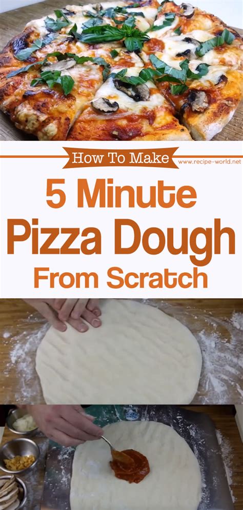 5-Minute Pizza from Scratch!