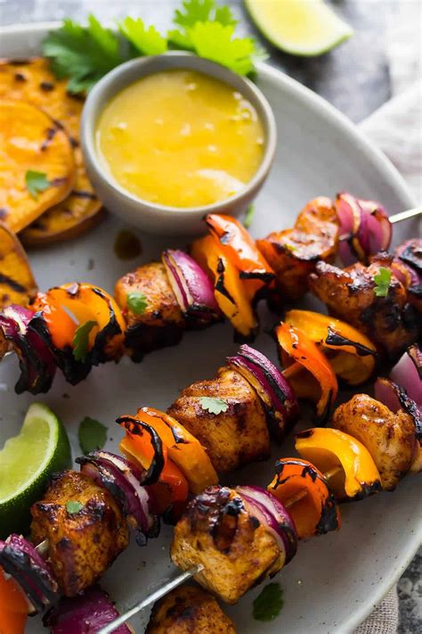 Chili Lime Grilled Chicken Skewers